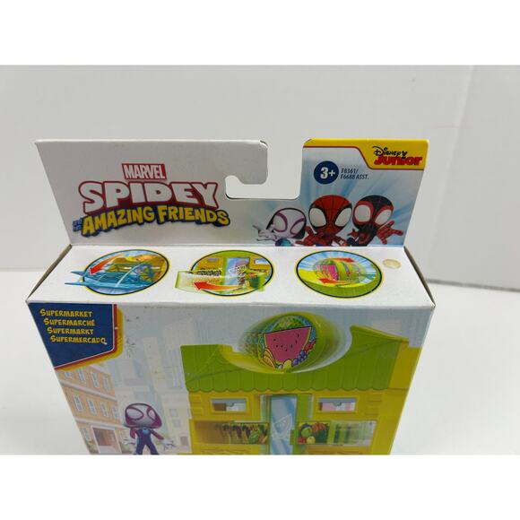 2017 Marvel Spider Man Mega City Playset 46 Tall New In Box Hasbro 630509606184